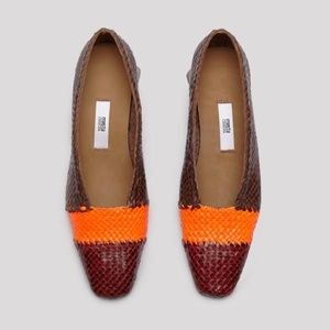 Miista Eivissa Techno Brown Woven Shoe 37